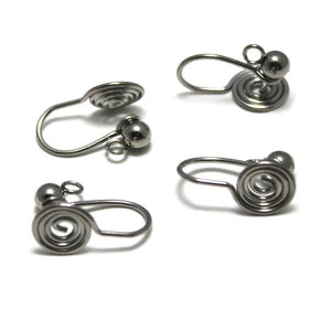 10 Pcs Stainless Steel Ear Clips for Women DIY Jewelry Making