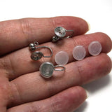 10 Pcs Stainless Steel Ear Clips for Women DIY Jewelry Making
