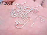 100PCS 925 Sterling Silver Earring Wire Hooks DIY Collections