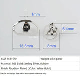925 Silver Earring Backs, Adjustable Lifts for Droopy Ears