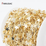 14K Gold Plated Chains for DIY Jewelry Craft
