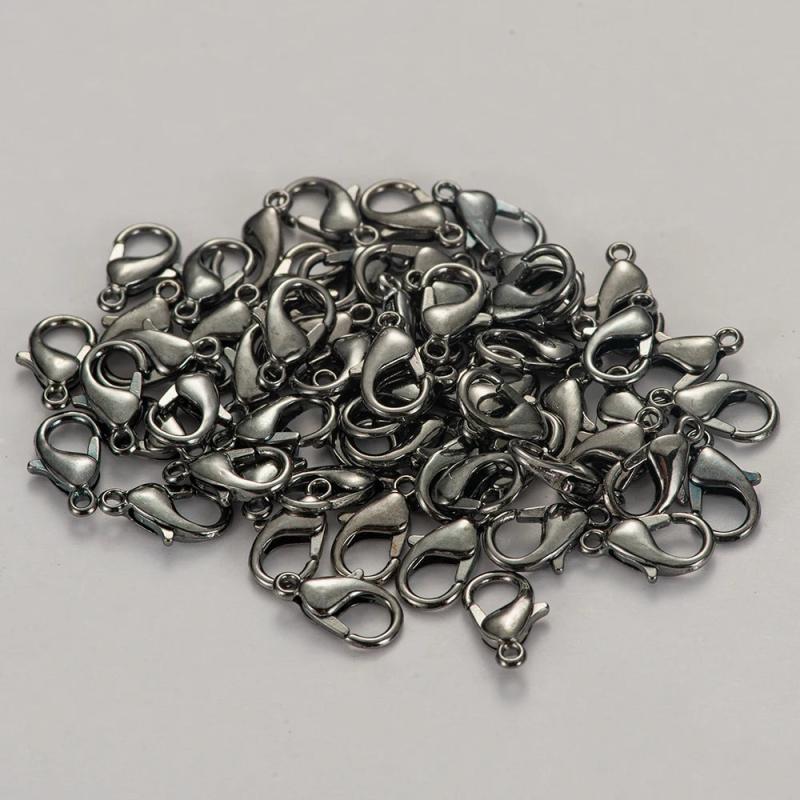 50pcs Alloy Lobster Clasp Hooks Bracelet Necklace Chain Jewelry Making Findings
