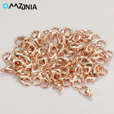 50pcs Alloy Lobster Clasp Hooks Bracelet Necklace Chain Jewelry Making Findings