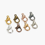 50pcs Alloy Lobster Clasp Hooks Bracelet Necklace Chain Jewelry Making Findings