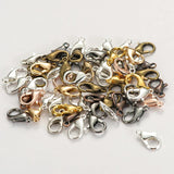 50pcs Alloy Lobster Clasp Hooks Bracelet Necklace Chain Jewelry Making Findings