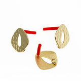 10pcs Stainless Steel Geometric Stud Earring Bases for DIY Jewelry Making