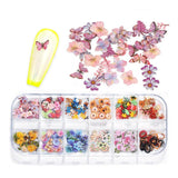 Mix Wood Pulp Small Flowers Epoxy Resin Mold Fillings Stickers
