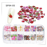 Mix Wood Pulp Small Flowers Epoxy Resin Mold Fillings Stickers