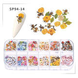 Mix Wood Pulp Small Flowers Epoxy Resin Mold Fillings Stickers