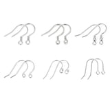 10pcs 925 Sterling Silver Earrings Hooks for DIY Jewelry Making
