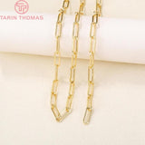 10x5MM 1MM 24K Brass Chain Jewelry Findings