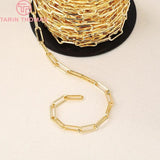 10x5MM 1MM 24K Brass Chain Jewelry Findings