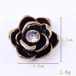 10pcs Oval Butterfly Perfume Alloy Button DIY Wedding Accessories