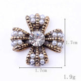 10pcs Oval Butterfly Perfume Alloy Button DIY Wedding Accessories