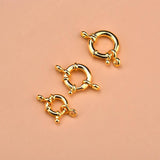 925 Silver Spring Buckle Necklace Joint Beads DIY