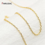 14k Gold Plated Thin Chain for Jewelry Making DIY Findings
