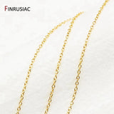 14k Gold Plated Thin Chain for Jewelry Making DIY Findings