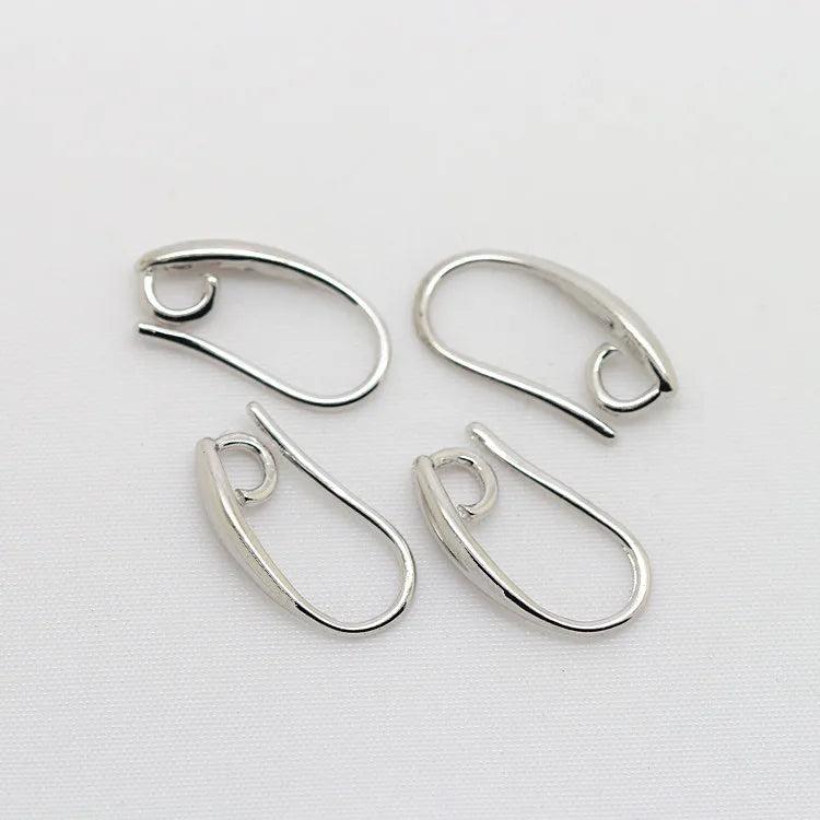 12PCS 7x14MM Champagne Plated Earrings Hooks Diy Jewelry Findings