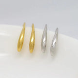 12PCS 7x14MM Champagne Plated Earrings Hooks Diy Jewelry Findings