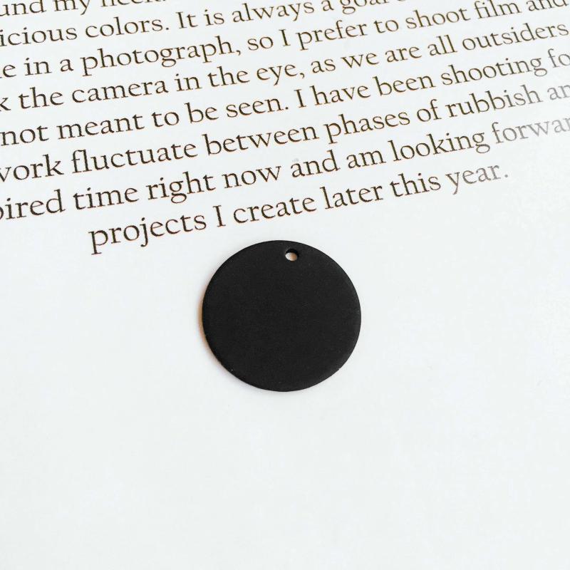 Multicolor Round Shape Eardrop Metal Pendant 10pcs