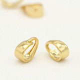 6MM 7MM 14K Plated Bale Pinch Clasp For Pendant Making DIY Necklace