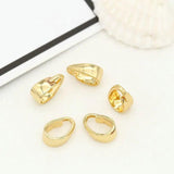 6MM 7MM 14K Plated Bale Pinch Clasp For Pendant Making DIY Necklace