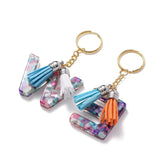 110Pcs Jewelry Making Kit Keychain Leather Tassels