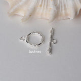 Solid 925 Sterling Silver Toggle Clasp