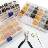 DIY Earrings Making Jewelry Kit Repair Tools Lobster Clasp