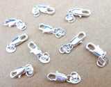 20PCS 925 Stamped Silver Lobster Clasps & Opening Jump Rings Set