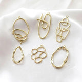 8PCS Abstract Pendant Eardrop for Jewelry Making Supplies