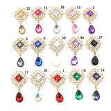 Crystal Rhinestone Brooch DIY Wedding Decoration 10Pcs