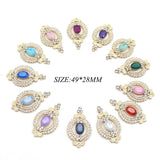 Alloy Rhinestone Buttons Wedding DIY Craft Supplies