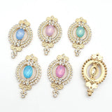 Alloy Rhinestone Buttons Wedding DIY Craft Supplies