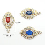 Alloy Rhinestone Buttons Wedding DIY Craft Supplies