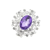 10Pcs Flat Bottom Rhinestone Jewelry Accessories for DIY Decor