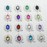 10Pcs Flat Bottom Rhinestone Jewelry Accessories for DIY Decor