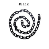 10Pcs Colorful Plastic Chain Keychains DIY Accessory