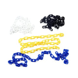 10Pcs Colorful Plastic Chain Keychains DIY Accessory