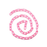 10Pcs Colorful Plastic Chain Keychains DIY Accessory