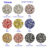 DIY Plastic Ballpoint Pen Metal Ring Spacer Beads Jewelry Making