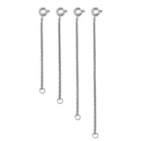 Stainless Steel Necklace Extension Chains 4-8pcs