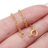 Stainless Steel Necklace Extension Chains 4-8pcs