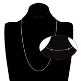 Stainless Steel Necklace Extension Chains 4-8pcs