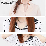 3pcs Leather Cord Necklace String with Rotary Buckle for DIY Jewelry