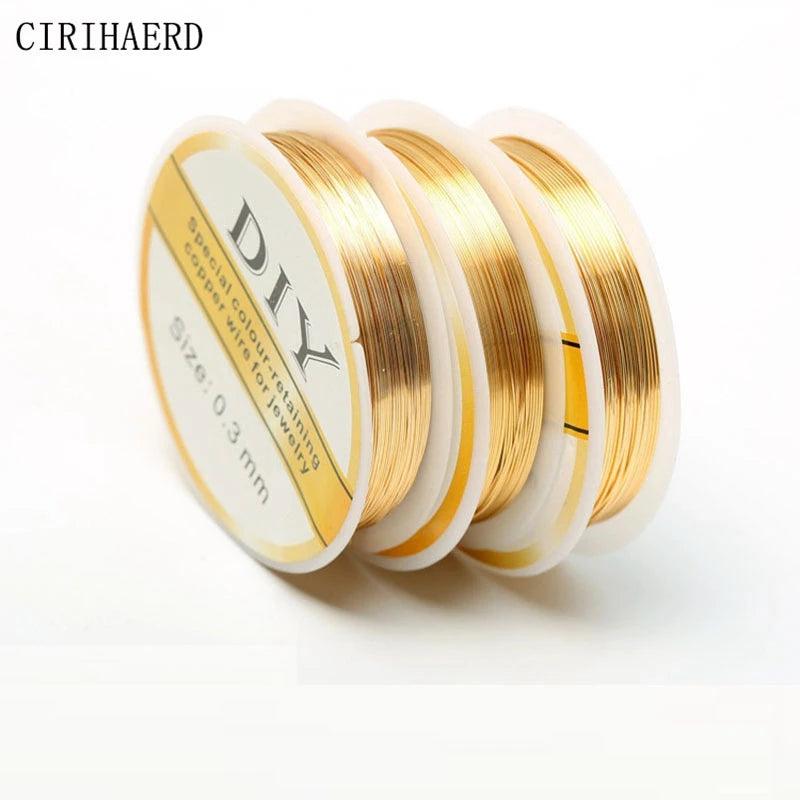 7 Types Retention Copper Wire DIY Jewellery Making Supplies