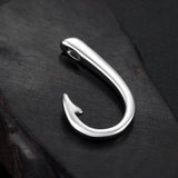 2pcs Stainless Steel Hooks Pendant Bracelet Clasp Fishhook