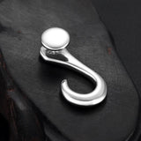 2pcs Stainless Steel Hooks Pendant Bracelet Clasp Fishhook