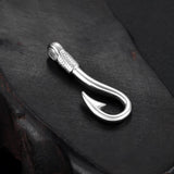 2pcs Stainless Steel Hooks Pendant Bracelet Clasp Fishhook