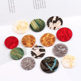DIY Acetate Disc Earrings Material Pendant PURPLEGRAPE 10pcs